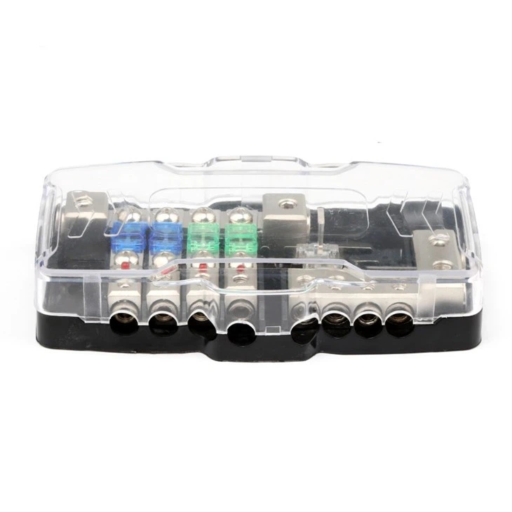 4 Way Fuses Holder 30A 60A 80Amp Red LED Indicator