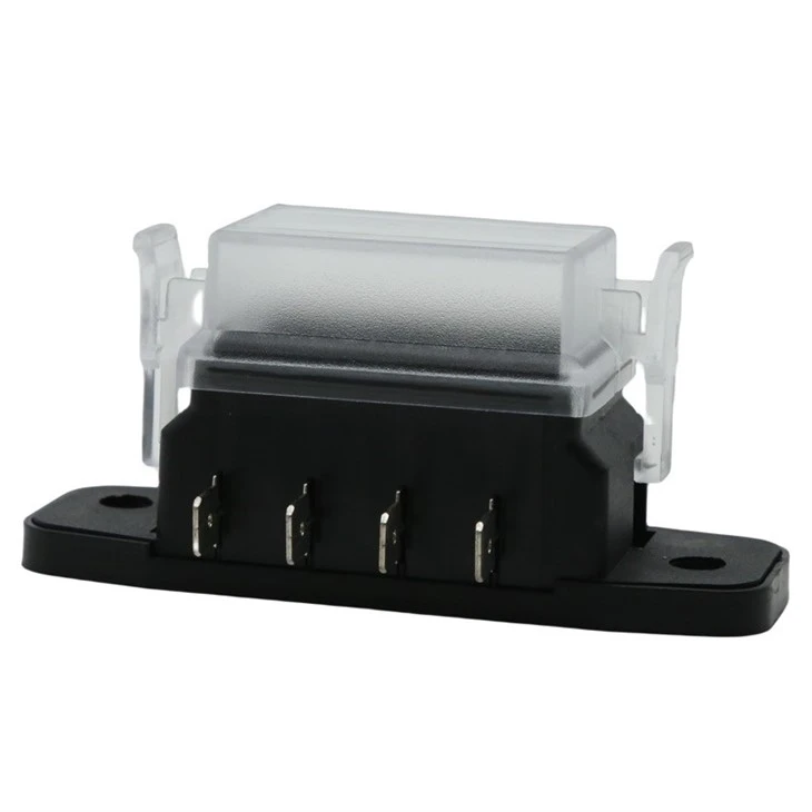 4 6 8 10 Way Circuit Standard Fuse Block Box 12V 24V With Weatherproof Clear Cover