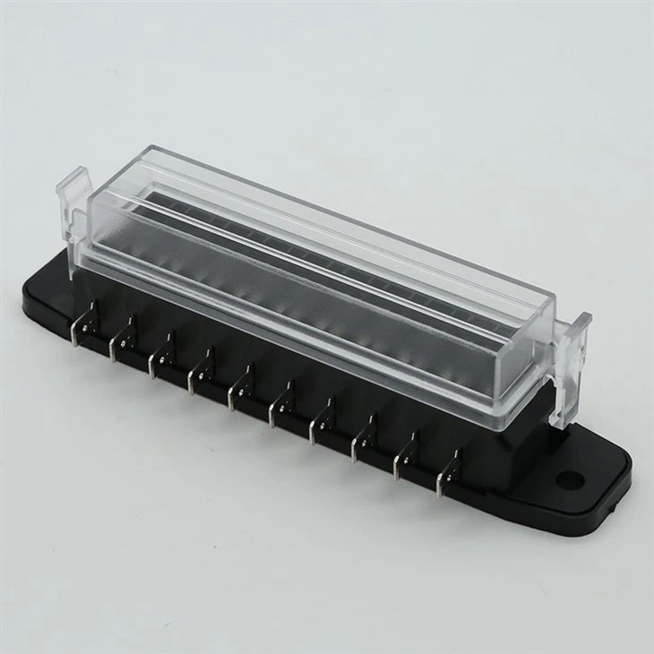 4 6 8 10 Way Circuit Standard Fuse Block Box 12V 24V With Weatherproof Clear Cover